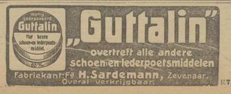 Advertentie: Haagsche courant 04-11-1907.